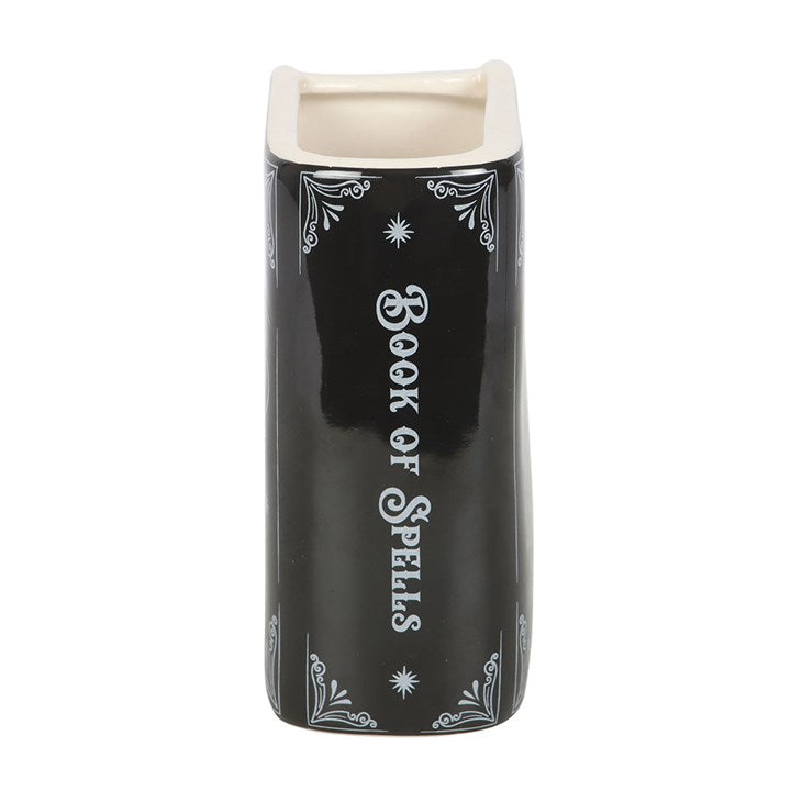 Book of spells hbook shaped vase