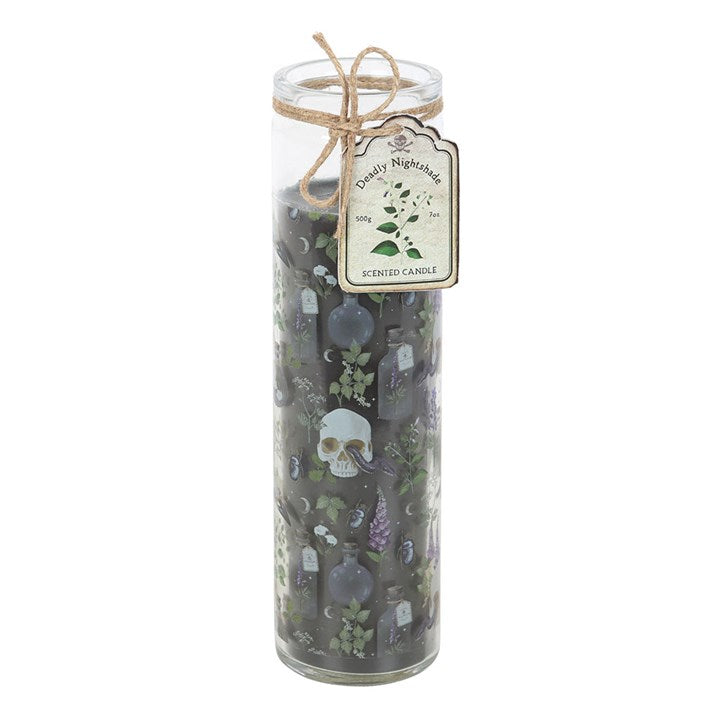 Poisonous Plants Deadly Nightshade Tube Candle