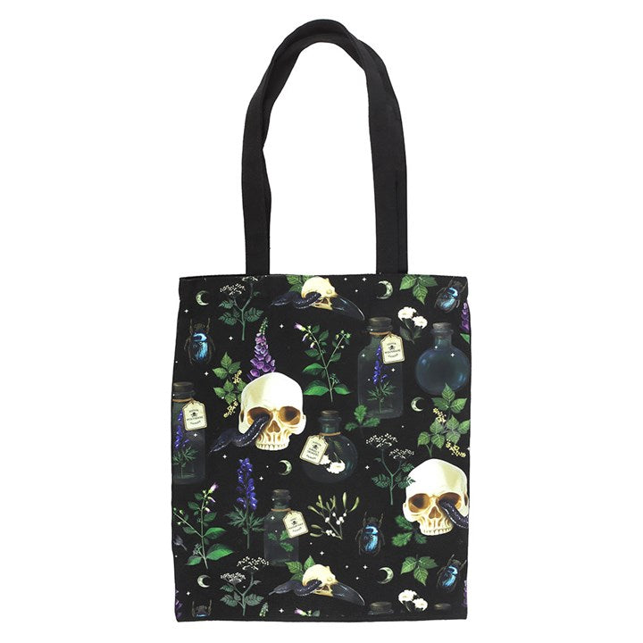 Venum and Vines Print Polycotton Tote Bag