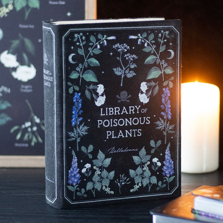 Library Of Poisonous Plants Bok shaped storage box